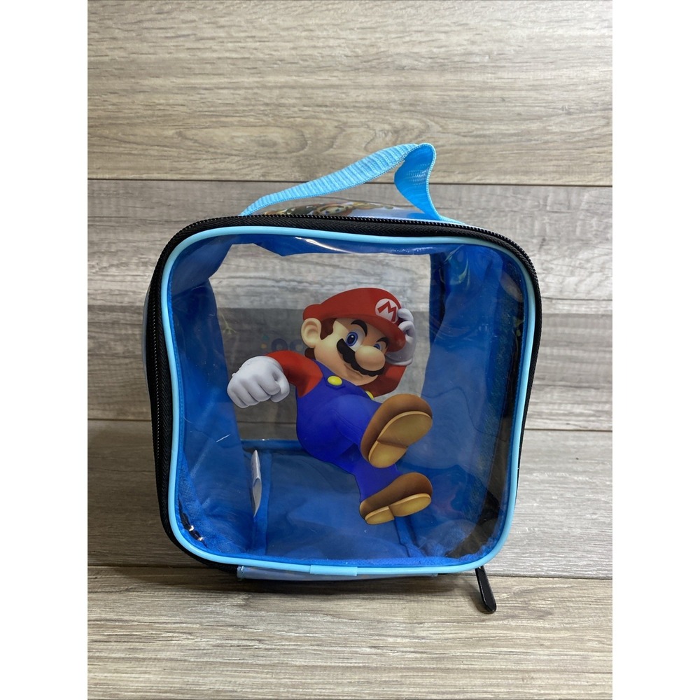 Nintendo Amiibo Super Mario Bros Plastic Cube Carrying Case Travel Bag